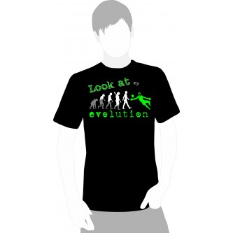 T-shirt "Look at my Evolution" Goalkeeper